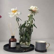 硅胶树脂模具托盘 - 三种尺寸（大/中/小），适用于水泥和混凝土，可用于制作首饰碟、花盆底座、DIY工艺品和家居装饰。 - 白色 - 查看 8