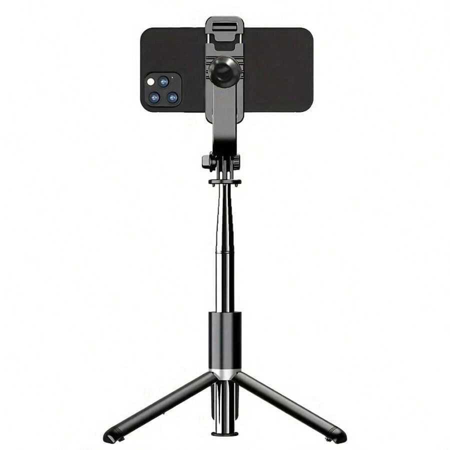 40-Inch Extendable Phone Selfie Stick, Professional Ground Tripod, Intelligent Smartphone Tripod With 360° Rotation, Stable Anti-Shake Handheld Monopod, Perfect For Travel, Outdoor Vlog, Live Streaming, And Summer Holiday Activities - Black - View 1