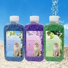 3X Capacity 350ml/11.8oz Cat Litter Deodorizer Pearls - Multi-Color Litter Box Odor Eliminator, Long-Lasting Freshness, 3X Regular Deodorizer, Creates A Clean And Pleasant Pet Environment