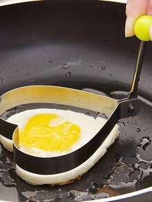 5pcs Stainless Steel Pancake Mold Set, Egg Cooking Tools, RV Kitchen Accessories - Multicolor - View 5