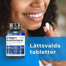 Vitastrong Collagen And Hyaluronic Acid 180 Tablets, Hydrolyzed Collagen 2000mg COLLinstant Quality, Collagen Supplement For Skin, Bones, Joints - Others - View 6