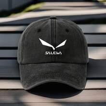 SALEWA Fashion Printed Baseball Cap, Vintage Dad Hat, Outdoor Casual Sunshade - Xám - Xem 1