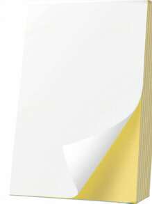 20 Sheets A4 Self-Adhesive Sticker Paper, Printable White Label Stickers, Compatible With Laser And Inkjet Printers - 20 Sheets Of A4 Sticker Paper - View 2