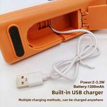 GENAI 无线电动磨刀器，带USB充电，双速磨刀，适用于剪刀和厨刀