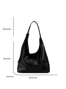Fashionable Large Capacity Shoulder Bag For Women, Design Tote Bag - Black - View 2