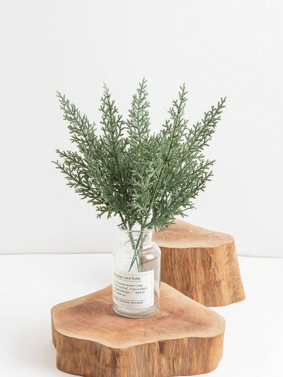 5/10/15/250 Stück 31cm künstliche Kiefernzweige, Weihnachts-Künstlicher Kiefernbaum Dekorationen, Künstliche Pflanzen, Herbst Dekoration Zuhause, Winter Dekoration Zuhause, Halloween Dekorationen, Weihnachtsdekorationen, Geburtstagsgeschenke - Grün - Übersicht 1