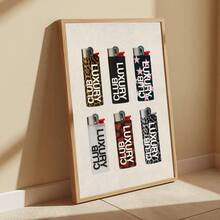 1/2 件豹纹墙面艺术画杂志封面帆布印刷画时尚猎豹海报时尚装饰卧室、客厅、墙壁装饰礼物（无框） - 彩色 - 查看 3