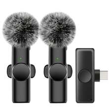 Wireless Lavalier Microphone With Type-C Interface, Plug And Play, 2.4G Ultra-Low Latency, Built-In Noise Cancellation Chip, Suitable For Video Recording, Interviews, Podcasts, Vlogs, 50mAh Rechargeable Battery - Black - View 14