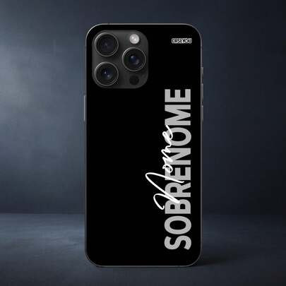 Capinha Minimalista com Nome e Sobrenome Exclusiva