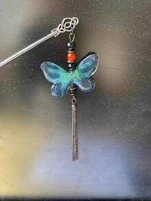 TOEDO Elegante fermaglio per capelli con nappine a forma di farfalla in stile antico cinese per donne e ragazze, accessorio per capelli classico cinese, gioielli, regali, viaggi, regali per donne, accessori per capelli, riempitivi per calze natalizie, riempitivi per calze natalizie per donne, regali di Natale, riempitivi per calze natalizie, regali per donne, riempitivi per calze natalizie per adulti, riempitivi per calze natalizie per adulti, accessori per capelli, accessori per donne, riempitivi per calze, accessorio per capelli per la maggiore età, accessori per capelli natalizi, idee regalo per donne, riempitivi per calze natalizie per la bellezza - Multicolore - Visualizzare 9