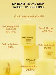 CNP 15ml Korean Honey Lip Balm, Propolis Lipcerin 01 Original, 12-Hour Long-Lasting Moisturizing, Overnight Manuka Lip Mask, 12-Hour Intense Hydration, Korean Skincare - 01 Original - View 4