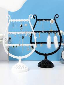 1 pieza Soporte de exhibición de joyería, organizador de aretes y pendientes - Multicolor - Ver 2