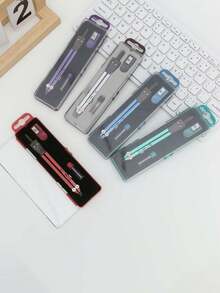 1 قطعة، طقم 3 قطع بوصلة ملونة، بوصلة من سبيكة الألومنيوم الملونة للطلاب للرسم والتصميم والتخطيط، طقم 3 قطع