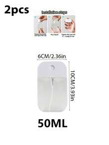 50/38ml Card Spray Bottles, Clear Spray Bottles, Portable Card Spray Bottles, Refillable Portable Empty Perfume Atomizer Vials,Clear Travel Spray Bottles,Hand Sanitizer Bottles Empty Plastic Perfume Atomizer Vials , Portable Transparent PET Plastic Mist Spray Bottles ,Suitable For Essential Oils, Perfumes,Facial Mists, Hair Mists, Small Plant Mists Moisturizing Water Hand Sanitizer