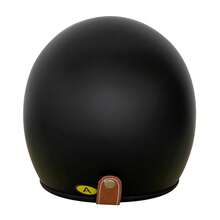 MTN 1 szt. matowy czarny zabytkowy kask motocyklowy z wbudowanym szkłem, odpowiedni do motocykli, skuterów i na każdą porę roku