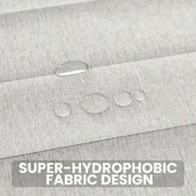 磁性折叠门帘，折叠门帘，室内门帘套装，适用于卧室、客厅，含窗帘杆，四季皆宜 - 彩色 - 查看 9