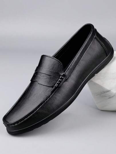 أحذية رجالية كاجوال للأعمال، موضة متعددة الاستخدامات، قابلة للتنفس، سهلة الارتداء، مريحة وبدون كعب للقيادة