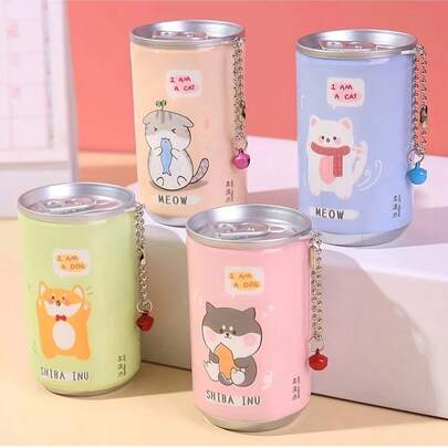 30 قطعة/علبة مناديل مبللة كرتونية، مناديل مبللة صغيرة محمولة إبداعية 30 ورقة بتصميم علبة مشروبات جذابة، مناديل تنظيف قابلة للتخلص منها، بأنماط عشوائية