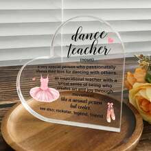 Centros de mesa, regalos únicos para maestros - Decoración de escritorio para maestros de danza, decoración de oficina para mujeres, decoración de habitación linda, decoración del hogar estética, regalos únicos para el cumpleaños de mujeres, regalos para maestros