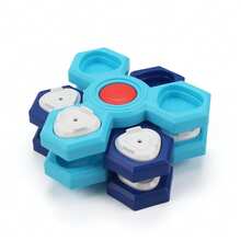 1 Stück Mehrstufiger drehbarer Puzzle-Futternapf, interaktives Haustier-Spielzeug, Anti-Würge-Langsam-Fütterungsrotationsschale, Hunde-Intelligenztrainings-Spielzeug