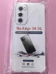 1 件透明手机壳适用于 Moto、OnePlus、Nothing 系列，简约纯色手机保护套，轻巧防摔 TPU 外壳（军用级防摔保护）防水防震防刮 - 無色 - 查看 41