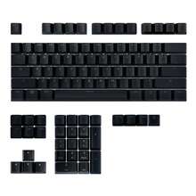 PBT双色注塑机械键盘键帽，透光背光，OEM高度，61/87/104键TKL布局，兼容MX轴，耐用纹理键帽套装