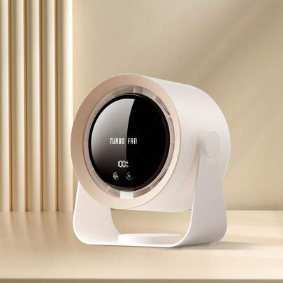 Fashionable USB Charging Fan, Digital Display 100 Speed High-Speed Turbo Strong Fan, Adjustable Hanging And Standing Fan, Strong Wind Speed, Fast Cooling And Refreshing All Summer, Wall Mounted Desktop Ceiling Fan, Suitable For Home Use, Kitchen, Bathroom, Office, Outdoor Camping.