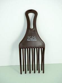 1 Stück Afro Haarkamm für Frauen & Männer, Afro Kamm zum Anheben der Haare, Kamm mit breiten Zähnen für Locken Haarstyling, Entwirrungs- und Hebekamm, Afro Haarstyling Kämme, Entwirrungs-Perücken-/Zopf-Haarstyling Kamm für Männer, Doppelfaust Haar Hebkämme, glatter stabiler Kamm mit breiten Zähnen zum Entwirren & Stylen - Verschiedenfarbig - Übersicht 10