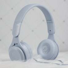 1/3/5pz Auriculares sobreaudífonos con cable, graves potentes, plegables, color pastel macarón, ideal como regalo de fiestas, auriculares con cable plegables para juegos, aislamiento de ruido, larga duración de batería, auriculares para estudiantes. - Negro - Ver 3