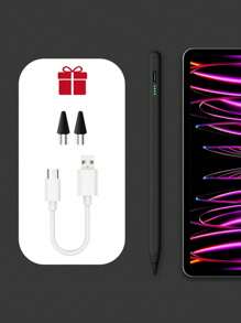 Bolígrafo universal de pantalla táctil capacitiva para Android, iOS y Windows. Lápiz para iPad, tableta Android. Recargable 120mAh