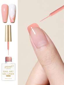 9pcs/Set 15ml Nail Gel Liner Pens, 3D Effect Gel Nail Polish, Fine Brush, DIY Nail Salon Design At Home, Gift For Girls Nails - Multicolor - View 17