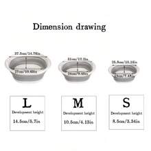 Portable Silicone Foldable Washbasin, Vegetable Wash Basin, Student Dormitory Plastic Foot Bath And Foot Wash Basin, Multi-Purpose Basin - Multicolor - View 3