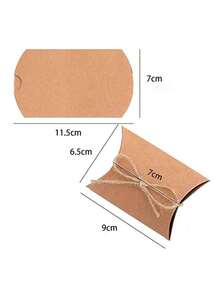 50 cái Gối Hình dạng Giấy Kẹo hộp Cho đám cưới , Đồ trang sức , Thủ công , Bao bì quà tặng Và Lưu trữ , Tiệc sinh nhật Đồ trang trí - Nhiều màu - Xem 7