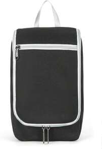 Della Gao Black Water Repellent Polyester Hanging Toiletry Bag For Travel - 軍綠色 - 查看 1