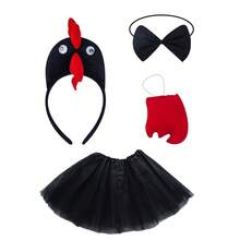 3 chiếc thời trang dễ thương đầu Hooper động vật mũ nón tiệc ngày lễ gà tóc phụ kiện ba chiều gà trống vàng thích hợp cho tiệc ngày lễ mặc dạ hội hóa trang mặc quà sinh nhật quà tặng ngày lễ bộ gà vàng ba chiều mũ gà vàng ba chiều vũ hội halloween - Nhiều màu - Xem 26
