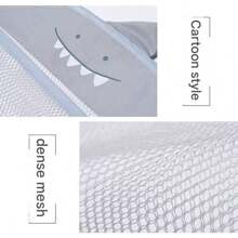 Cartoon Grid Toy Storage, Colorful Multifunctional Organizer Bag, Suitable For Kitchen Bathroom Children's Bath Toys, Suction Cup Bathroom Hanging Bag, Hanging Bathtub Storage Basket, Organize Stylish Toys And Bathroom Supplies, Bathroom Accessories