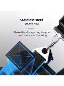 1pc Heavy Duty Canvas Tool Bag, Multi-Functional Electrician & AC Repair Tool Bag, Large Portable Tool Tote With Shoulder Strap