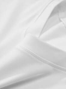 Cute Boy Cotton Round Neck T-Shirt, Casual And Comfortable Spring/Summer Short Sleeved Printed Children's Top - White - View 4