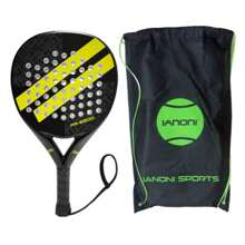 IANONI Padel Racket , Carbon Fiber, Soft EVA Face Tennis Paddle Racquet Racket With Padle Bag, Great For Thanksgiving, Christmas, Halloween And New Year's Celebrations