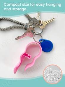 1 & 2 Dụng cụ tháo khóa dây an toàn ô tô dễ dàng - Dụng cụ hỗ trợ tháo khóa & nút bấm cho cha mẹ, người chăm sóc & trẻ em, hoàn hảo cho việc đưa đón trẻ đến trường & du lịch - Nhiều màu - Xem 4