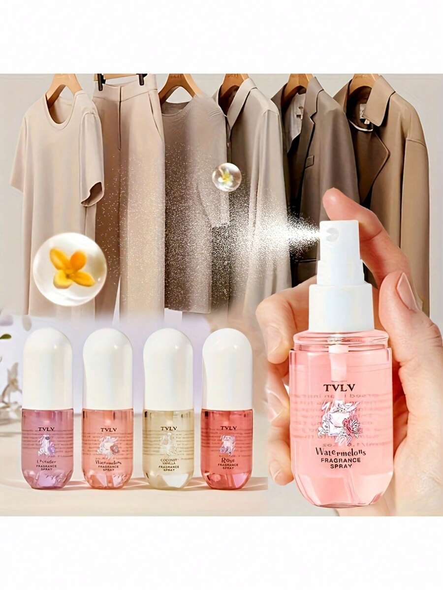 女士香水头发和身体香氛喷雾，持久留香，清新自然衣物香氛喷雾