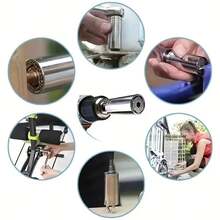 7-19mm Universal Torque Wrench Socket Head Multifunctional Socket Sleeve Portable Hand Tools Set Bushing Spanner Repair Kit