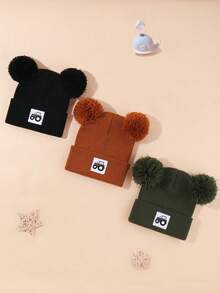 Cute Excavator Embroidery Design Is Warm And Hand-Washable, Making It A Perfect Choice For Outdoor Wear And Party Gifts. The Fashionable Excavator Embroidery Knitted Cap Is Warm And Suitable For Babies, Boys And Girls