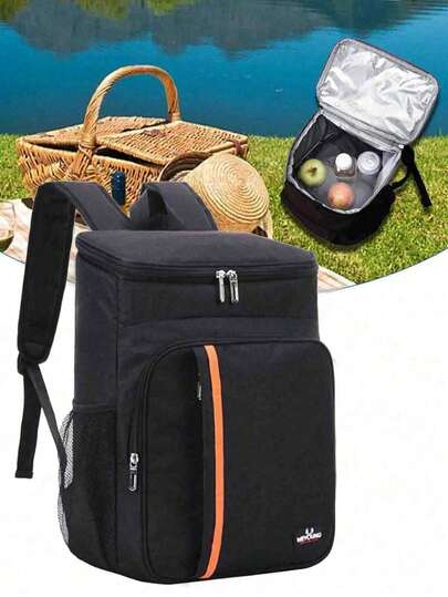 单只装保温背包，采用优质防水牛津布制成，18升大容量，适合户外露营、野餐等各种场合，可作车载冰盒、晚餐食品收纳袋、午餐包、保温午餐包、保冷包、午餐盒等，男女通用，旅行必备。