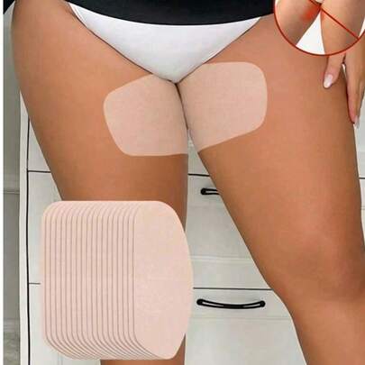 2/6/12 piezas Protectores transparentes para muslos, bandas invisibles para muslos, protectores de muslos transpirables e impermeables, unisex, regalo personalizado para prevenir la fricción de los muslos en invierno, Día de San Valentín, regalo de cumpleaños