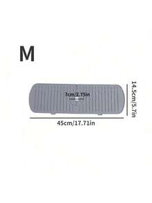 1 pièce Tapis d'évier en silicone, protection anti-éclaboussures pour robinet, tapis de séchage imperméable pour plans de travail de cuisine et de salle de bain, décoration pour la maison, tapis de cuisine antidérapants pour côté d'évier, accessoire de cuisine naturel et hygiénique pour la décoration de la maison et de la cuisine, faisant partie de vos styles confortables d'automne et d'hiver et des décorations de Noël