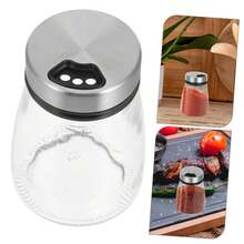 Caja de especias, botella de vidrio, dispensador de especias de cocina, bandeja para empanizar, coctelera, botella de especias, tarro de especias para acampar