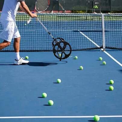 Coleccionista de tenis, rollo colector de tenis, herramienta para recoger tenis