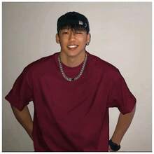 Men's Women's Unisex T-Shirts Basic Plain Round Neck 100% Premium Cotton - 紅木色 - 查看 2