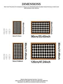 1 قطعة بساط مخملي مطبوع بنقش بصمة كلب وحرف، مناسب لغرفة المعيشة والنوم وطاولة القهوة والبساط العادي، مانع للانزلاق، ديكور منزلي، مدخل، مطبخ، غرفة الأطفال، قابل للغسيل، متعدد الأحجام والألوان، إصدار محدود للأعياد